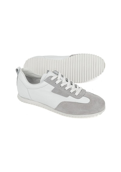 Ziya, Erkek Hakiki Deri Sneaker 1611026z441 Beyaz 1611026z441 500