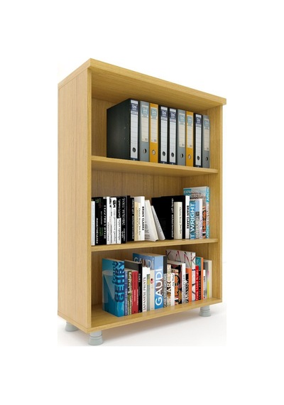 Modüler Dünyası Kitaplık Dosya Dolabı Teak - 80X35X117 Teak