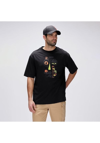 Bad Bear Collis Os Erkek Siyah Tişört