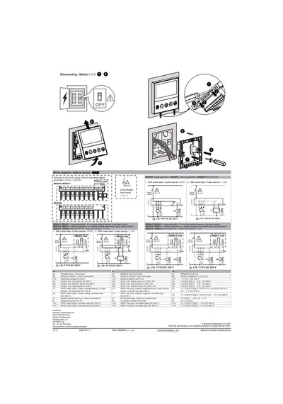 Siemens Rdq411 Oda Termostatı