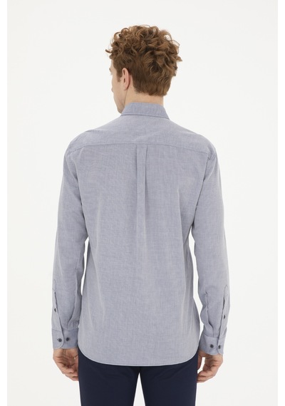 U.s. Polo Assn. Erkek Lacivert Gömlek Basic 50282609-vr033 Lacivert