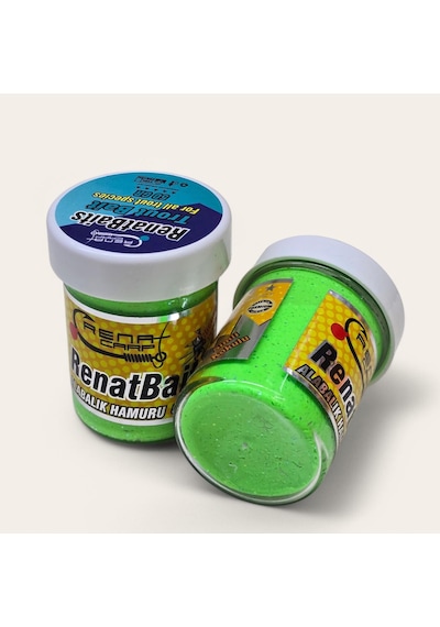 Renat Carp Bait Yeni Üretim Alabalık Hamuru Peynir Kokulu Yüzen 50 Gr - Yeşil-9544