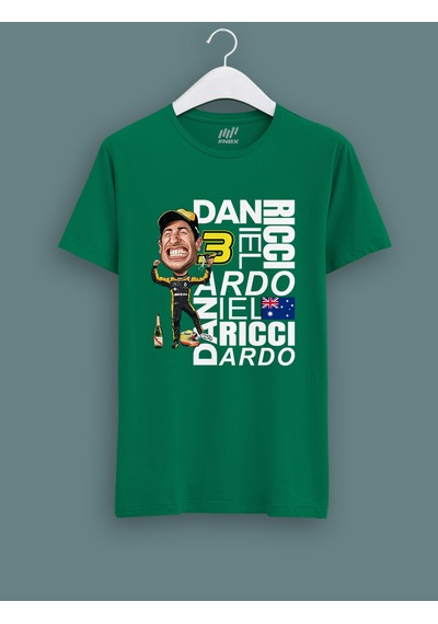 Fnbx Daniel Ricciardo Style T-shirt Yeşil