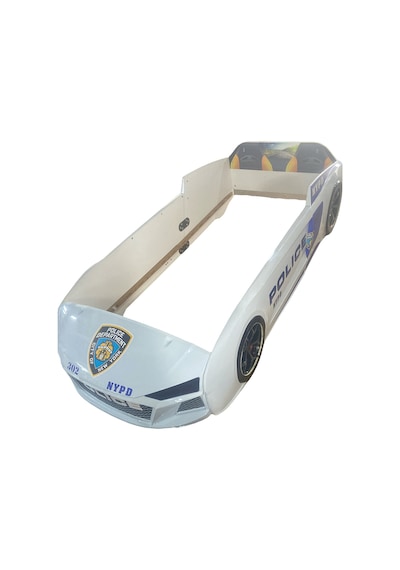 Polis Beyaz Arabalı Yatak V12 Audi Full Ledli Kumandalı Ve Müzikli Polis Beyaz Arabalı Yatak V12 Audi Full Ledli Kumandalı Ve Müzikli