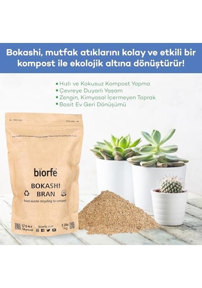 Kepeği 1 Kg Iç Ve Dış Mekan Kompost Kovaları Için Hızlı Ve Kolay Kompost Başlatıcı Çok Renkli