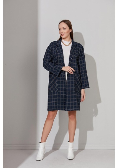 Alexander Gardi Alexander Gardı Düğmeli Astarsız Oversize Kaban B22-158209 001