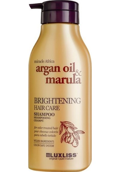 Luxliss Argan Oil Marula Brightening Hair Care Shampoo 500 ML