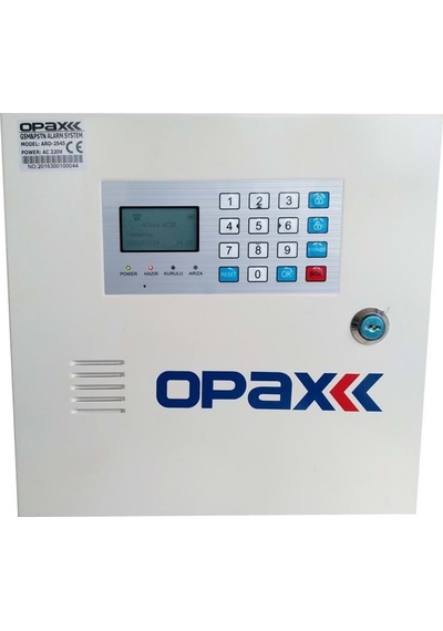 Opax-2545 Pstn Panel & Bgr-10 Kablolu Sirenli Full Alarm Seti