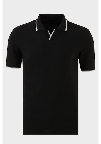 Buratti Pamuklu Regular Fit 3'Lü Paket Erkek Polo Yaka T Shirt 590296415S3 Vizon-Beyaz-Siyah