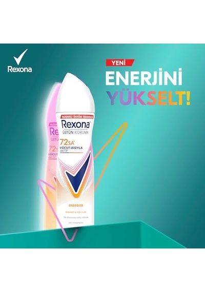 Rexona Women Kadın Energise Aeresol Deodorant 150 Ml