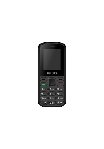 Philips E2101p Çift Sim Kartlı Tuşlu Cep Telefonu Siyah