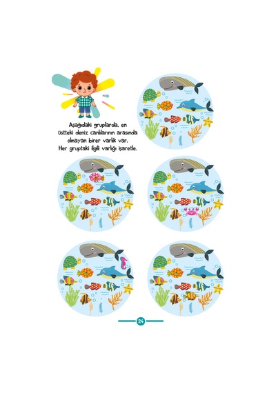 Dikkat 5-6 Yaş-Zihinsel Becerilerimi Geliştiriyorum- Limonkids