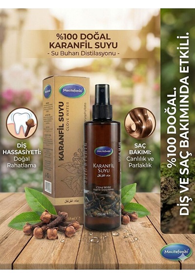 Doğal Karanfil Suyu 250 Ml - Saç Ve Cilt Bakımı İçin Bitkisel Tonik