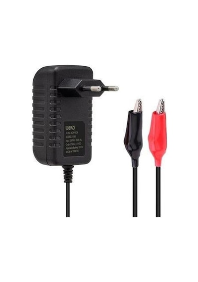 Weko 14.4 Volt 1amper Krokodil Uçlu Ledli Yerli Üretim Akü Şarj Cihazı