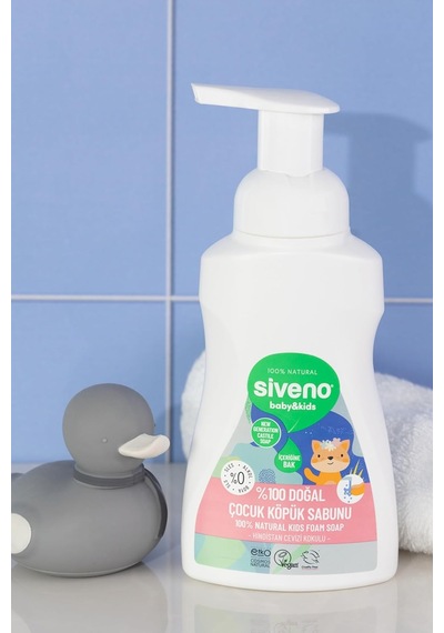 %100 Doğal Zeytinyağlı Çocuk Köpük Kastil Sabun Yoğun Nemlendirici Arındırıcı Bitkisel Vegan 250 Ml