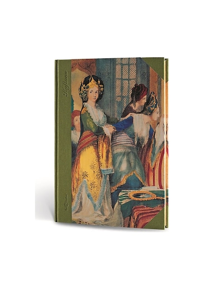 Osmanlı Kaftan Journal Çizgili Sultan Yeşil