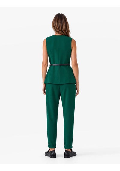 Koton Slim Fit Mücevher Düğmeli Bisiklet Yaka Kemerli Peplum Yelek Yeşil 7wak20018uw Fıstık Yeşili Koton Slim Fit Mücevher Düğmeli Bisiklet Yaka Kemerli Peplum Yelek Yeşil 7wak20018uw Fıstık Yeşili