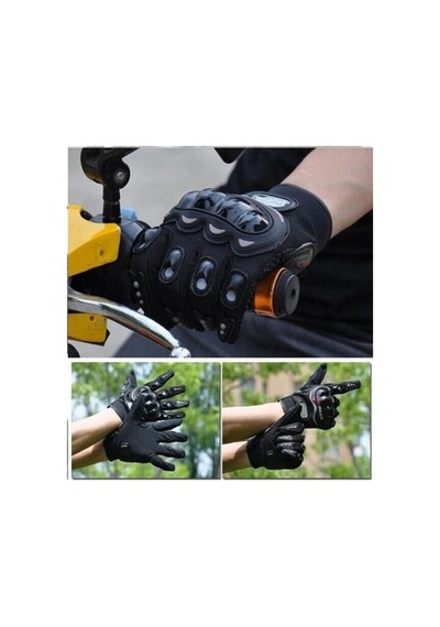 Probiker Korumalı Motosiklet Eldiveni Mavi - 922391659 Mavi