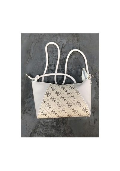 Names Bag Kadın Lüks Tasarım Monogram Desenli Çapraz Askılı Baget Çanta El Ve Omuz Çantası Krem