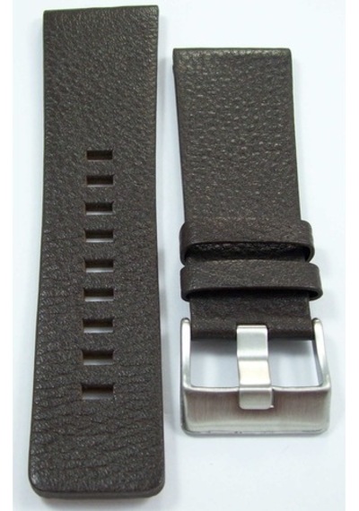 Azzuro 29Mm Çift Pimli 2 Kahverengi Deri Saat Kayışı Kordonu Dz