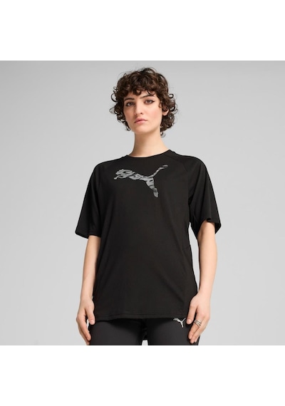 Puma Evostrıpe Relaxed Tee Kadın T-shirt SIYAH