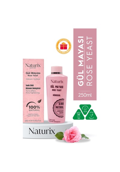 Naturix Akne Önleyici Gül Mayası 250 ML