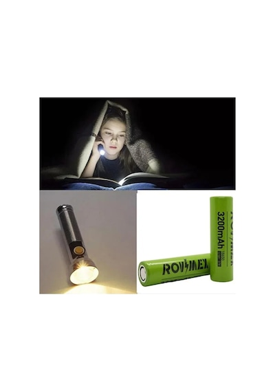 18650 Şarj Edilebilir Pil 3200 Mah-1c - 2 Adet
