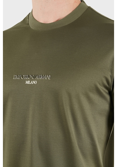Emporio Armani Pamuklu Yuvarlak Yaka Regular Fit T Shirt Erkek T Shirt Em007353 Af10017 M7312 Haki Emporio Armani Pamuklu Yuvarlak Yaka Regular Fit T Shirt Erkek T Shirt Em007353 Af10017 M7312 Haki