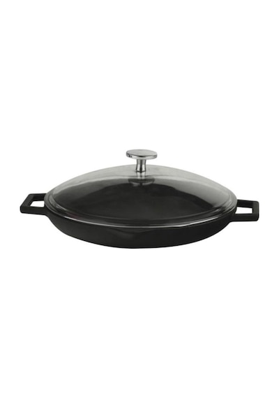 Lava Yuvarlak Kızartma Tavası Cam Kapak Çap 30 cm LVECOTV30K3