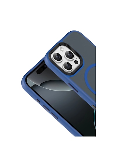 Joko Apple İphone 16 Pro Max Megane Magsafe Kapak - Lacivert 0.2M-Çok Renkli