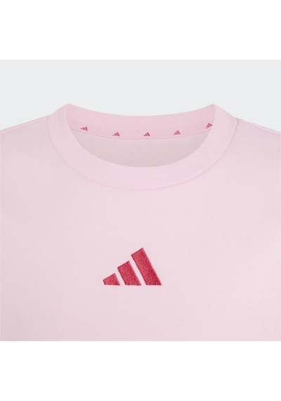 Adidas Kq9039 Jg 3s Tee 160 Çocuk Tişört Pembe