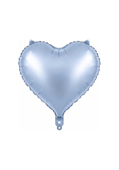 Kalp Folyo Balon Mavi 18 İnc