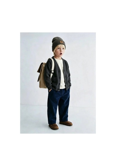 Poala Kids Füme Selanık Trıko Hırka
