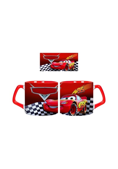Arabalar Şimşek Mcqueen Kupa Bardak Tek Adet 030 Çok Renkli