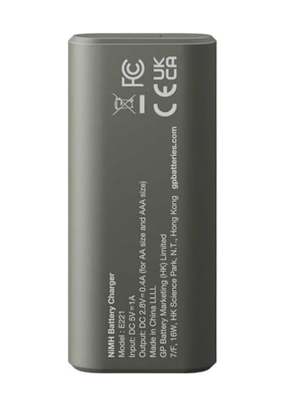 E221 Usb Pil Şarj Cihazı 2 Adet 2600mah Aa Kalem Pilli Set