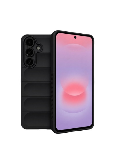 Gpack Samsung Uyumlu Glaxy A37 Kılıf Optimum Etnik Silikon Siyah