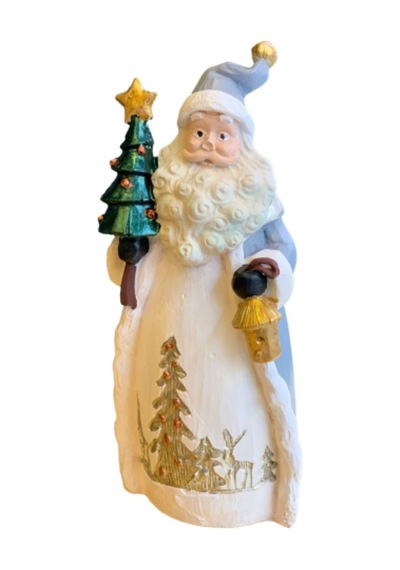 Fenerli Çam Ağaçlı Noel Baba Dekor Hs691-2