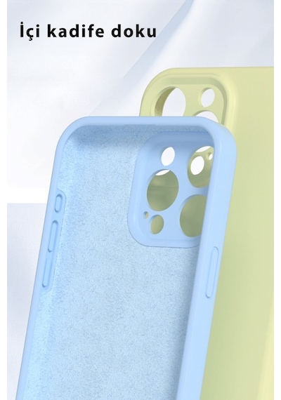 Poco X6 Pro İçi Kadife Kaplı Esnek Silikon Kapak Ryc/ Nano Lansman Turuncu