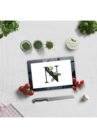 Decorita Cam Kesme Tahtası - Cam Kesme Tablası Harfli Tasarım N 20 CM x 30 CM