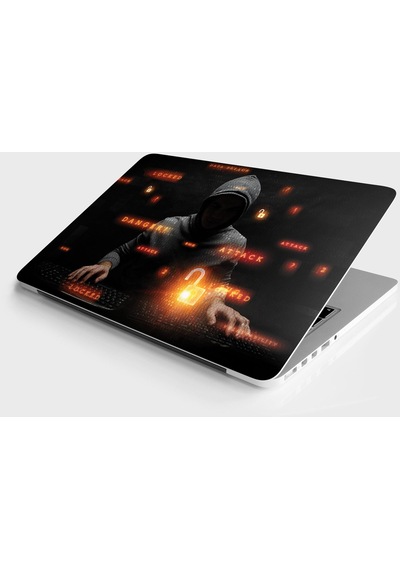 Laptop Sticker Bilgisayar Notebook Pc Kaplama Etiketi Attack