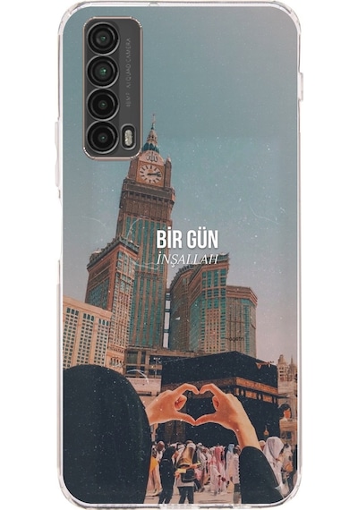 Huawei P Smart 2021 Uyumlu Kabe Sevdası Baskılı Silikon Kılıf Renkli