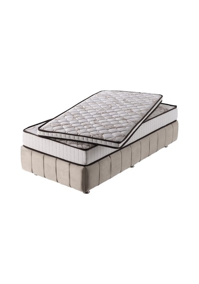Mu&bah Ekstra Ortopedik Bamboo Lastikli Yatak Şiltesi / Yatak Pedi / Topper 5 Cm 90x190