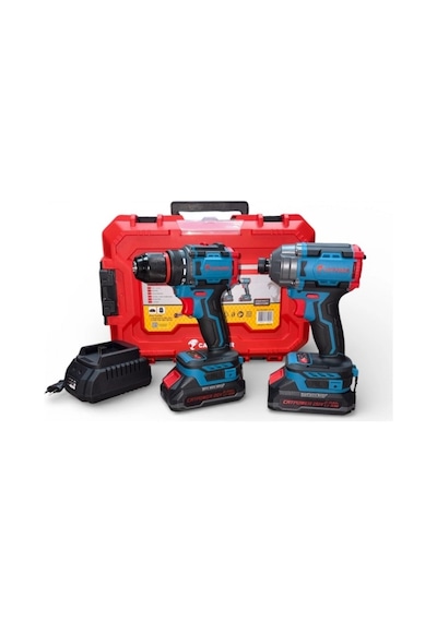 Catpower 5135 Kömürsüz Akülü Set Matkap Ve Vidalama 20v
