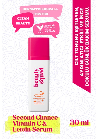 Beauty Squad Second Chance Vitamin C & Ection Serum 30 Ml