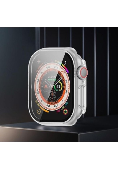 Watch Series 10 İle Uyumlu 46 Mm Ekran Koruyucu Kılıf Şeffaf