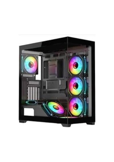 Frisby Fc-9565g Gdomınator 650w 80+ Gaming Kasa 7x Argb Fan Kdo