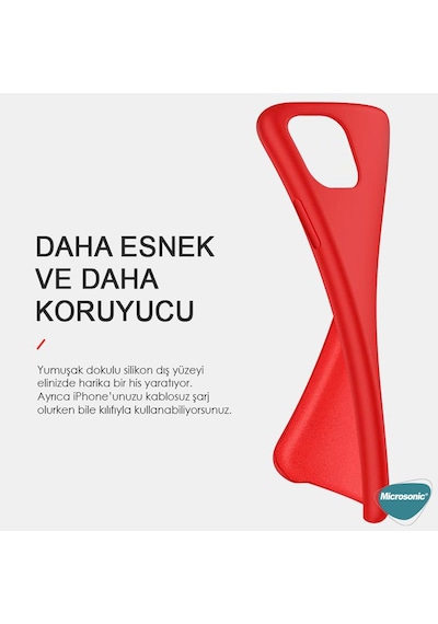 Microsonic Apple Uyumlu iPhone 14 Plus Kılıf Liquid Lansman Silikon Lacivert