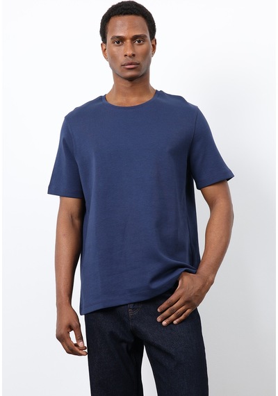 Antioch Regular Fit Basic Erkek T-shirt Lacivert