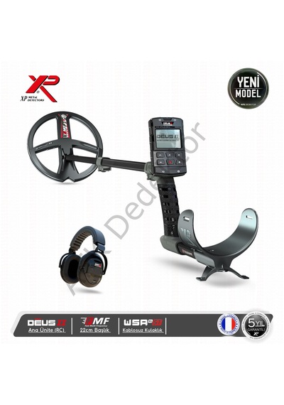 Xp Deus 2 Rc Metal Dedektörü 22 Cm Fmf Başlık + Wsa2xl St Kablosuz Kulaklık Hassas Arama
