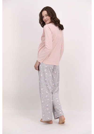 Pierre Cardin Pierre Cardın Youre Totally Pudra Kadın Lohusa Pijama Takımı
